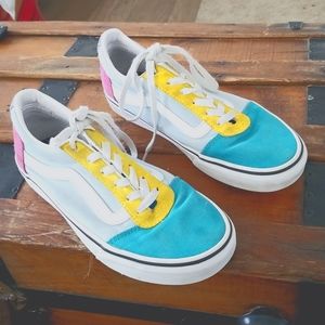 Vans Ward Multi Color Shoes Womens 7.5